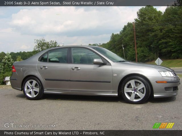 2006 Saab 9-3 Aero Sport Sedan in Steel Gray Metallic