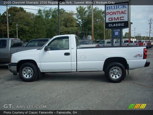 2005 Chevrolet Silverado 1500 Regular Cab 4x4 in Summit White