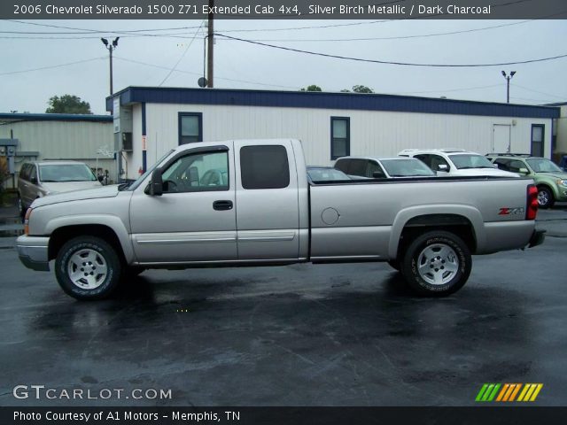 2006 Chevrolet Silverado 1500 Z71 Extended Cab 4x4 in Silver Birch Metallic