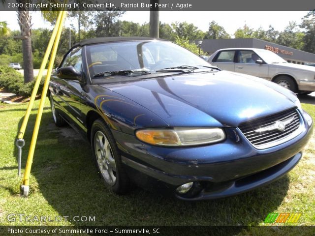 2000 Chrysler Sebring JXi Convertible in Patriot Blue Pearl