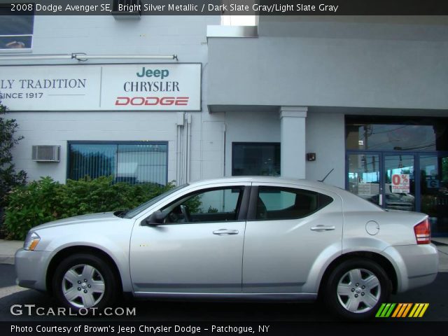 2008 Dodge Avenger SE in Bright Silver Metallic