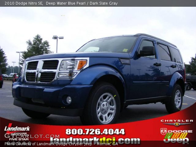 2010 Dodge Nitro SE in Deep Water Blue Pearl