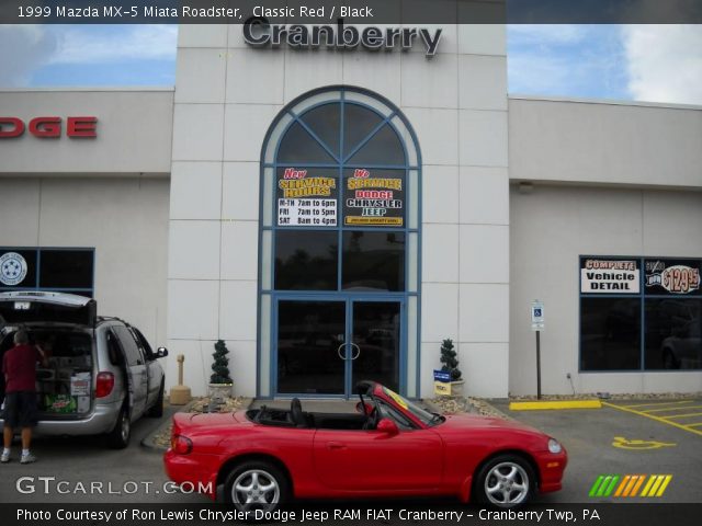 1999 Mazda MX-5 Miata Roadster in Classic Red