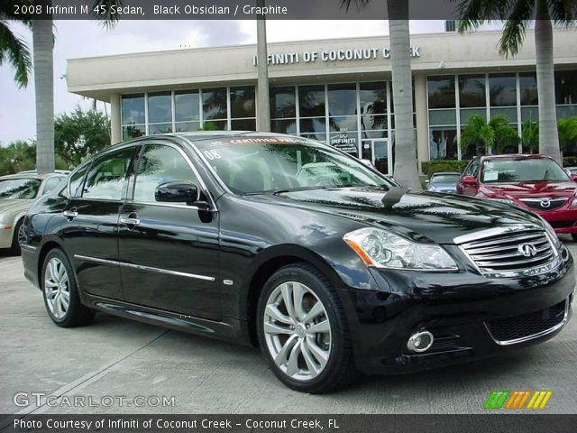 2008 Infiniti M 45 Sedan in Black Obsidian