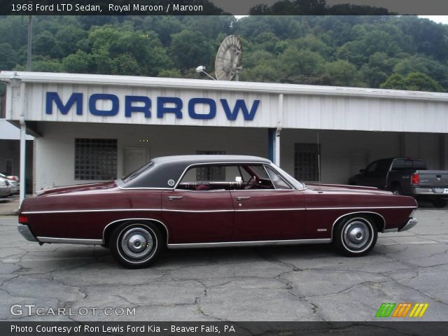 1968 Ford LTD Sedan in Royal Maroon