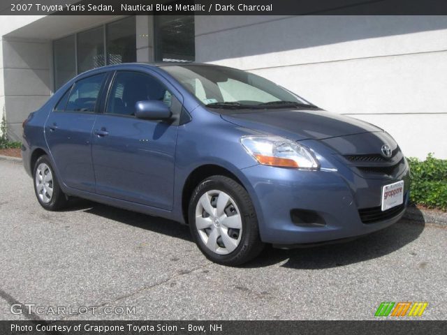 2007 Toyota Yaris Sedan in Nautical Blue Metallic