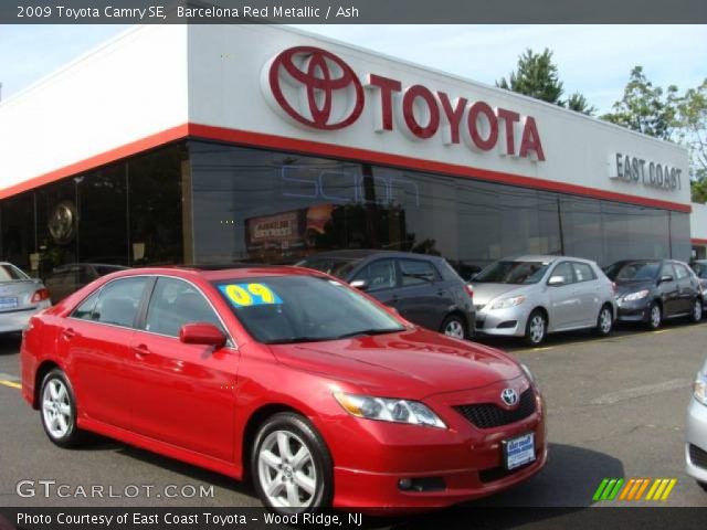 2009 Toyota Camry SE in Barcelona Red Metallic
