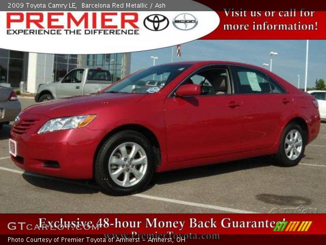 2009 Toyota Camry LE in Barcelona Red Metallic