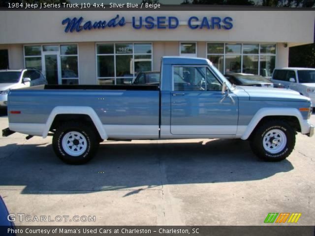 1984 Jeep J Series Truck J10 4x4 in Silver Blue