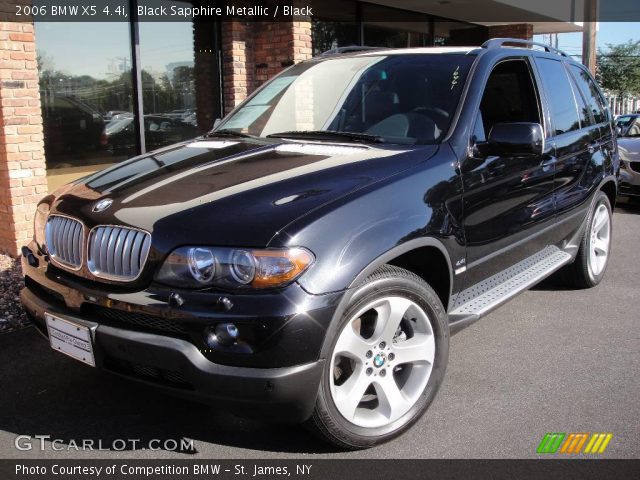 2006 BMW X5 4.4i in Black Sapphire Metallic