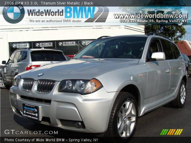 2006 BMW X3 3.0i in Titanium Silver Metallic