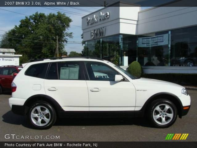 2007 BMW X3 3.0si in Alpine White