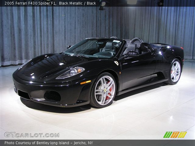 2005 Ferrari F430 Spider F1 in Black Metallic