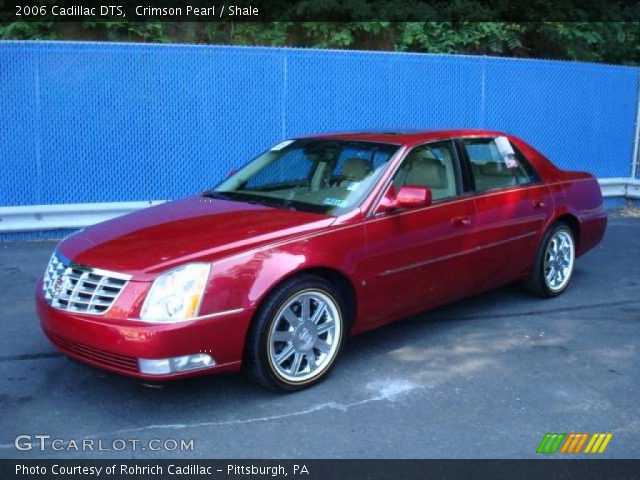 2006 Cadillac DTS  in Crimson Pearl