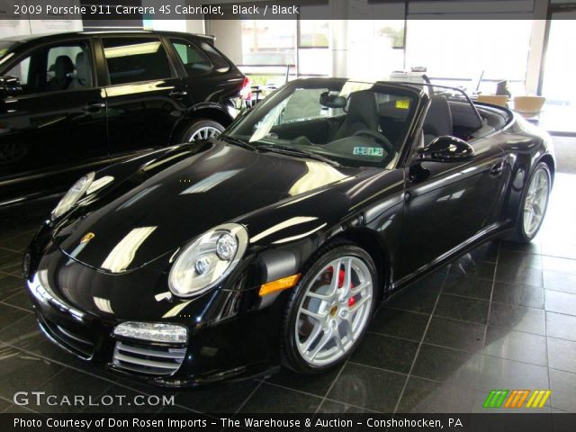 2009 Porsche 911 Carrera 4S Cabriolet in Black