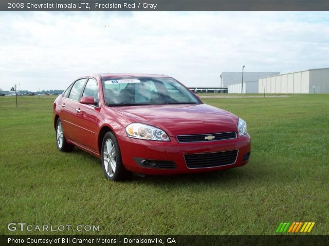 2008 Chevrolet Impala LTZ in Precision Red