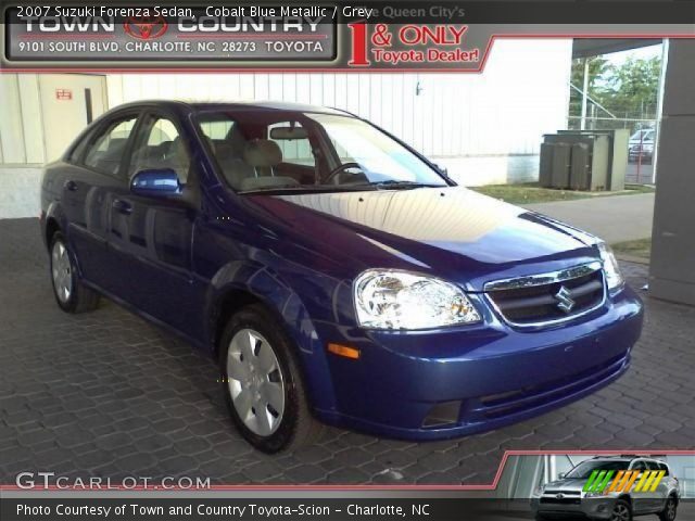 2007 Suzuki Forenza Sedan in Cobalt Blue Metallic