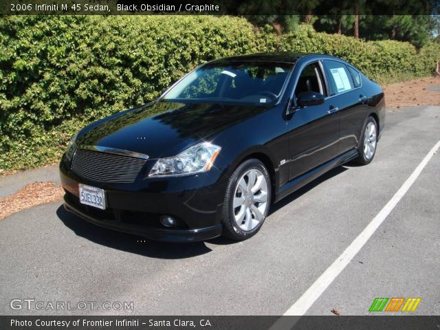 2006 Infiniti M 45 Sedan in Black Obsidian