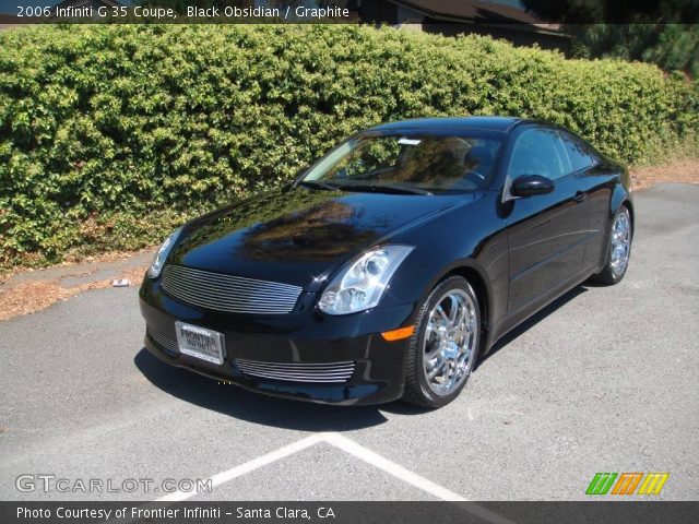 2006 Infiniti G 35 Coupe in Black Obsidian
