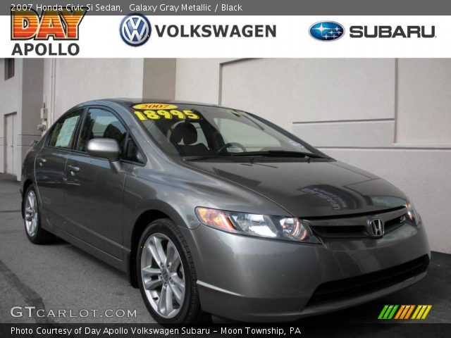 2007 Honda Civic Si Sedan in Galaxy Gray Metallic