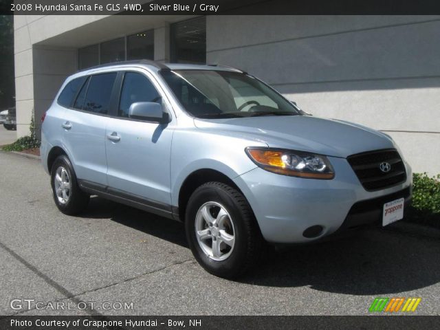 2008 Hyundai Santa Fe GLS 4WD in Silver Blue