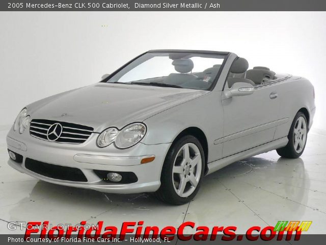 2005 Mercedes-Benz CLK 500 Cabriolet in Diamond Silver Metallic