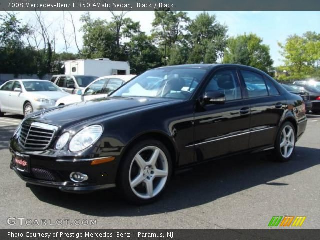 2008 Mercedes-Benz E 350 4Matic Sedan in Black