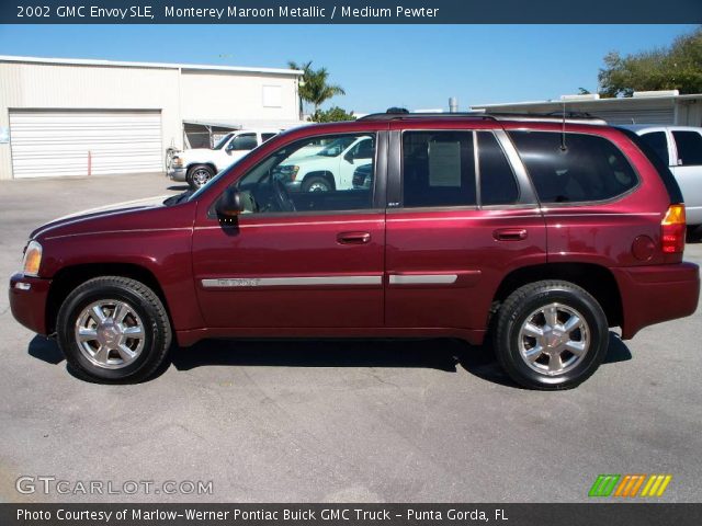 2002 GMC Envoy SLE in Monterey Maroon Metallic
