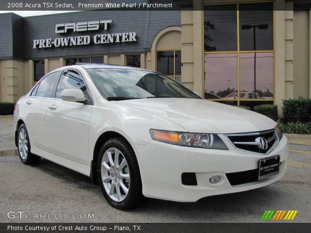 2008 Acura TSX Sedan in Premium White Pearl