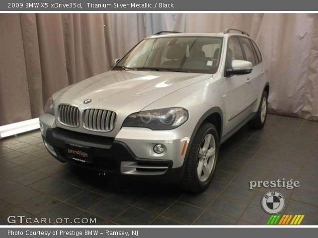 2009 BMW X5 xDrive35d in Titanium Silver Metallic
