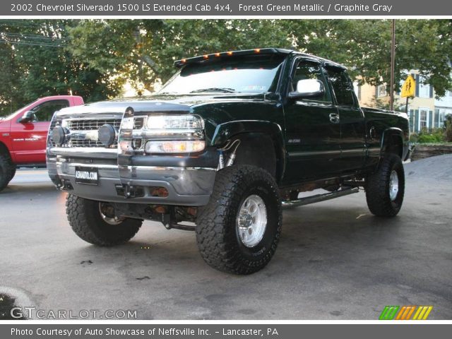 2002 Chevrolet Silverado 1500 LS Extended Cab 4x4 in Forest Green Metallic