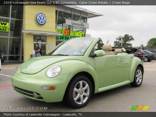 2004 Volkswagen New Beetle GLS 1.8T Convertible in Cyber Green Metallic