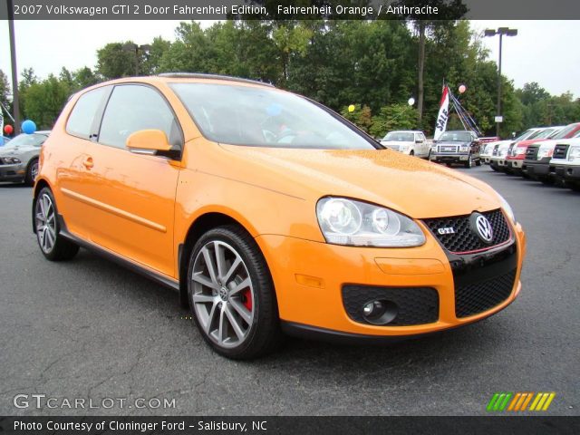 2007 Volkswagen GTI 2 Door Fahrenheit Edition in Fahrenheit Orange