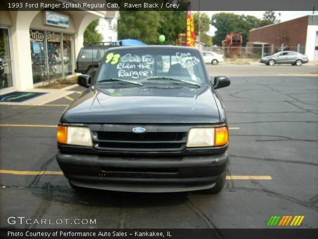 1993 Ford Ranger Splash Regular Cab in Raven Black