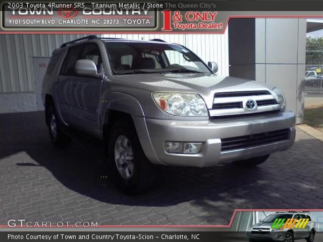 2003 Toyota 4Runner SR5 in Titanium Metallic