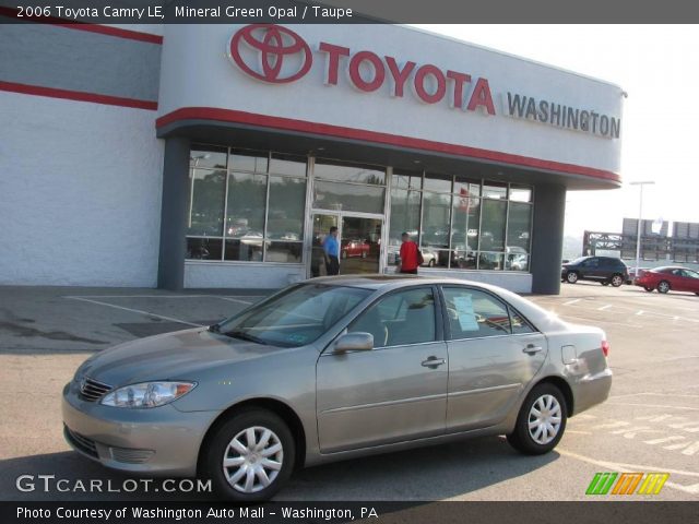 2006 Toyota Camry LE in Mineral Green Opal