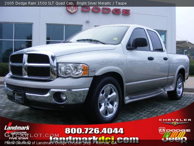 2005 Dodge Ram 1500 SLT Quad Cab in Bright Silver Metallic