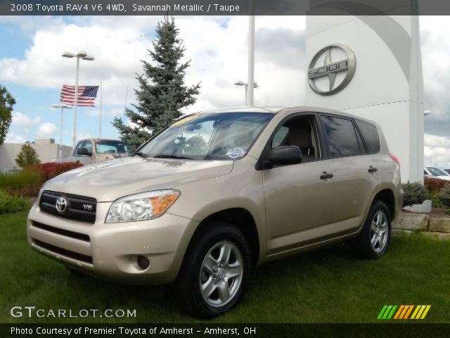 2008 Toyota RAV4 V6 4WD in Savannah Metallic