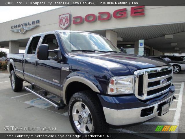 2006 Ford F350 Super Duty Lariat FX4 Crew Cab 4x4 in True Blue Metallic