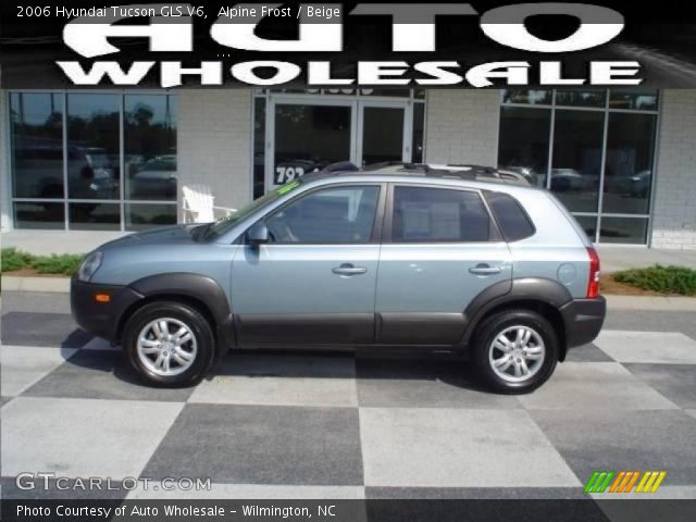 2006 Hyundai Tucson GLS V6 in Alpine Frost