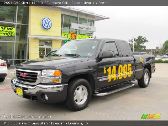 2004 GMC Sierra 1500 SLE Extended Cab in Carbon Metallic