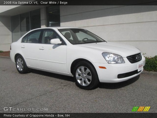 2008 Kia Optima LX V6 in Clear White