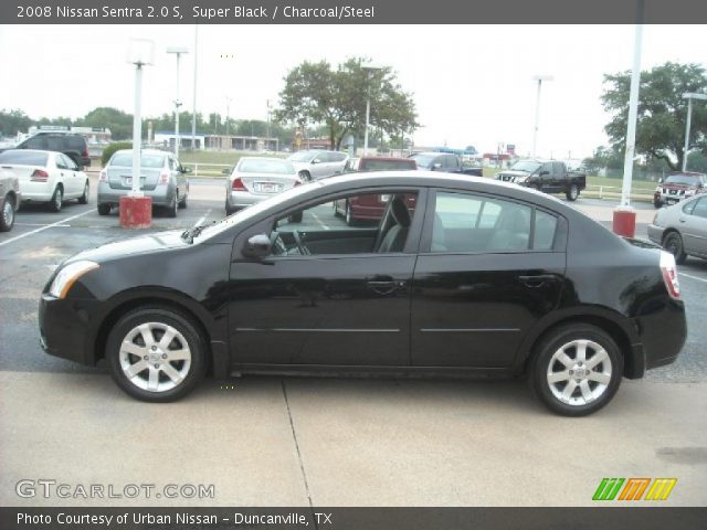 2008 Nissan Sentra 2.0 S in Super Black