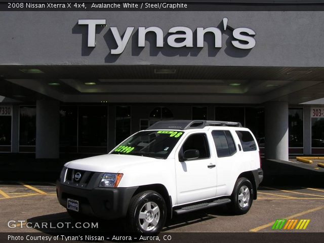 2008 Nissan Xterra X 4x4 in Avalanche White