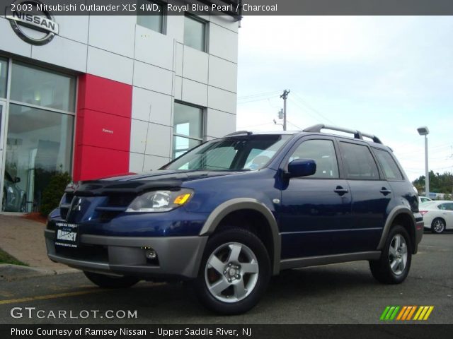 2003 Mitsubishi Outlander XLS 4WD in Royal Blue Pearl
