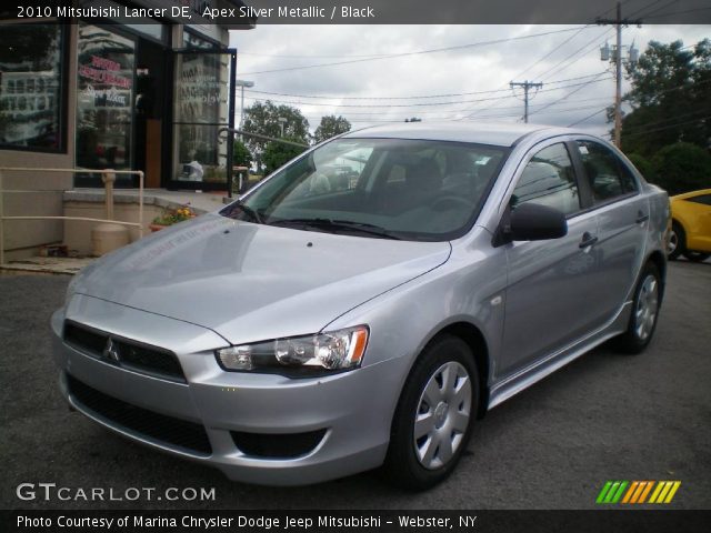 2010 Mitsubishi Lancer DE in Apex Silver Metallic