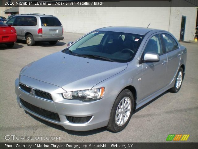 2010 Mitsubishi Lancer ES in Apex Silver Metallic