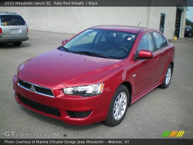 2010 Mitsubishi Lancer ES in Rally Red Metallic