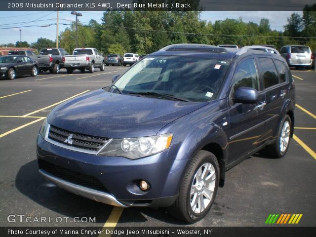 2008 Mitsubishi Outlander XLS 4WD in Deep Blue Metallic