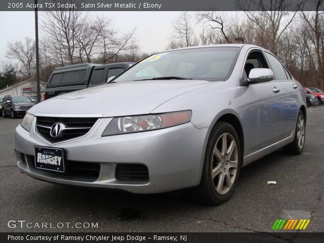 2005 Acura TSX Sedan in Satin Silver Metallic